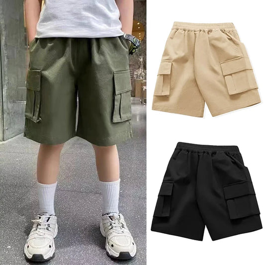 3 Farben lässig Jungen Sport Shorts Sommer neue Mode Teen Kinder Shorts Hosen Geburtstags geschenk 4 6 8 10 12 14 Jahre Kinder kleidung