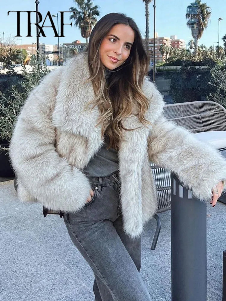 ONKOGENE Metall Farbe Pailletten Gewebte Jacke Für Frauen Lose Stehkragen Langarm Mantel 2023 Herbst Winter Chic Weibliche Oberbekleidung