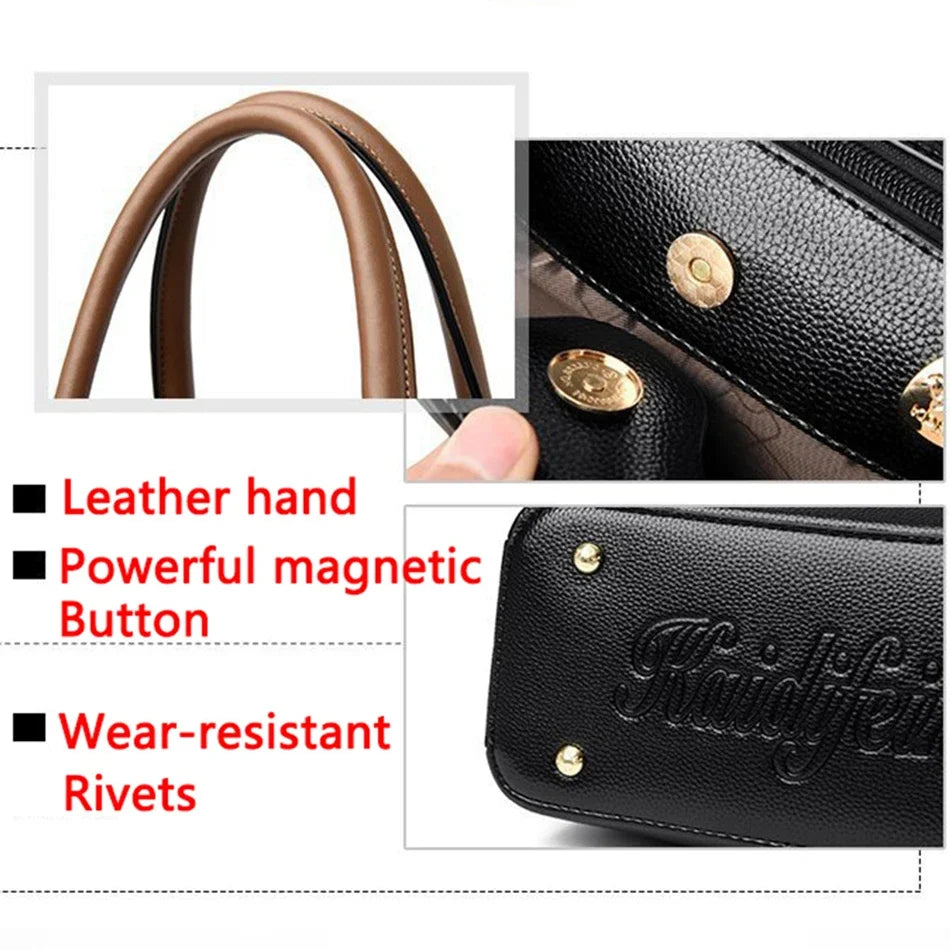 Luxus Handtaschen Frauen Taschen Designer Casual Tote Weibliche Leder Top-Griff Taschen Für Frauen Schulter Umhängetasche Hohe Qualität sac