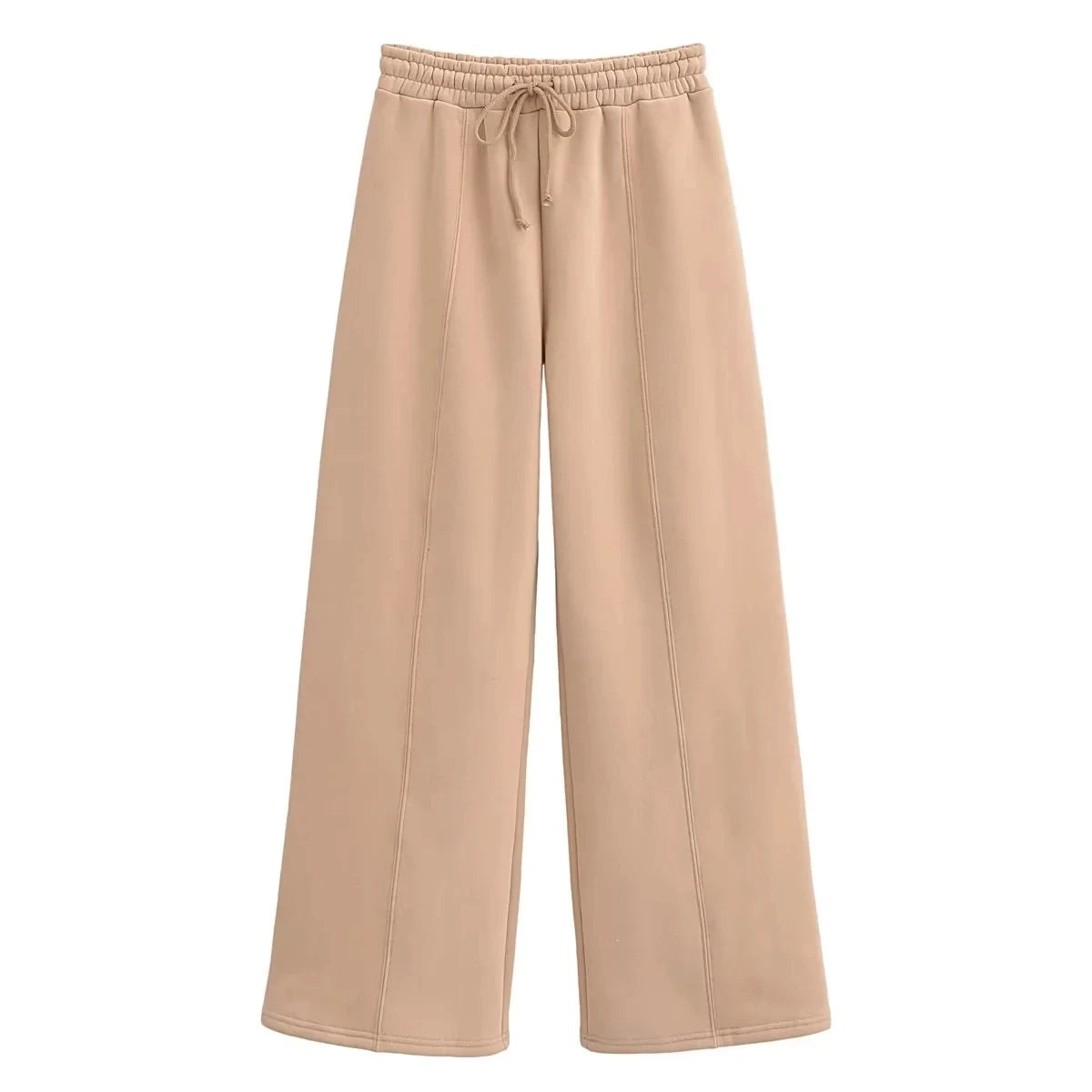 Trafza 2023 Frauen setzt lässige feste Bomber jacken Langarm Reiß verschluss Sweatshirt Mantel elastische Taille Hose eleganter fester Anzug
