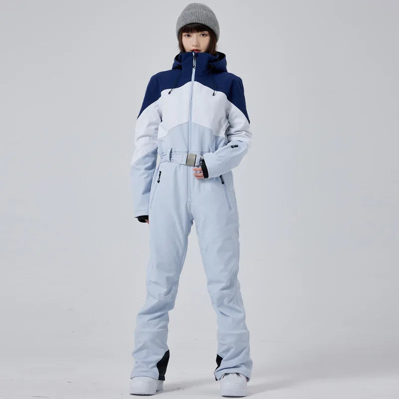 2024 Frauen Ski Overalls profession elle Ski Frauen Outfit Schnee kleidung wasserdichte wind dichte Overalls Outdoor Snowboard Anzug