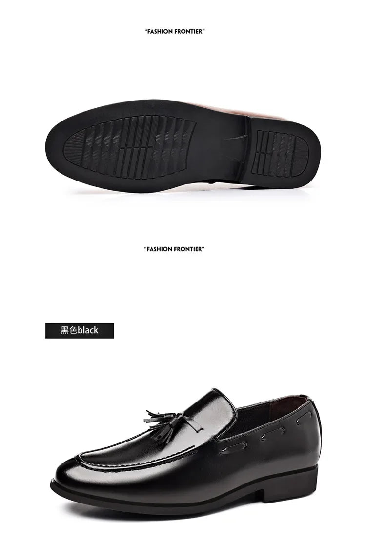 Designer-Stil Kleider schuhe für Männer brandneue Business-Freizeit schuhe Slip on Lederschuhe plus Größe für Männer Hochzeits feier Schuhe