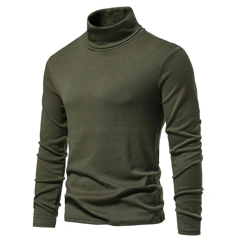 Herbst Winter Roll kragen pullover Männer Marke Pullover Mode Slim Fit Strick pullover Herren einfarbig Roll kragen pullover Mann