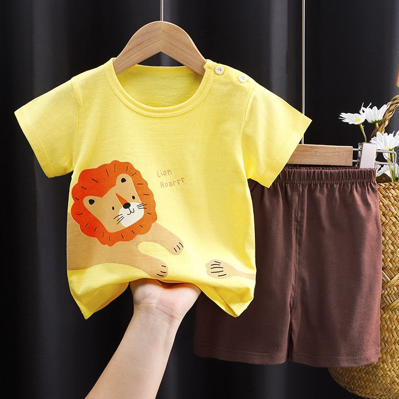 Baby Girl Clothes Boy Children's Clothing Sets Girls Suit Costume Boys Set Child Summer Babies Kids Mother