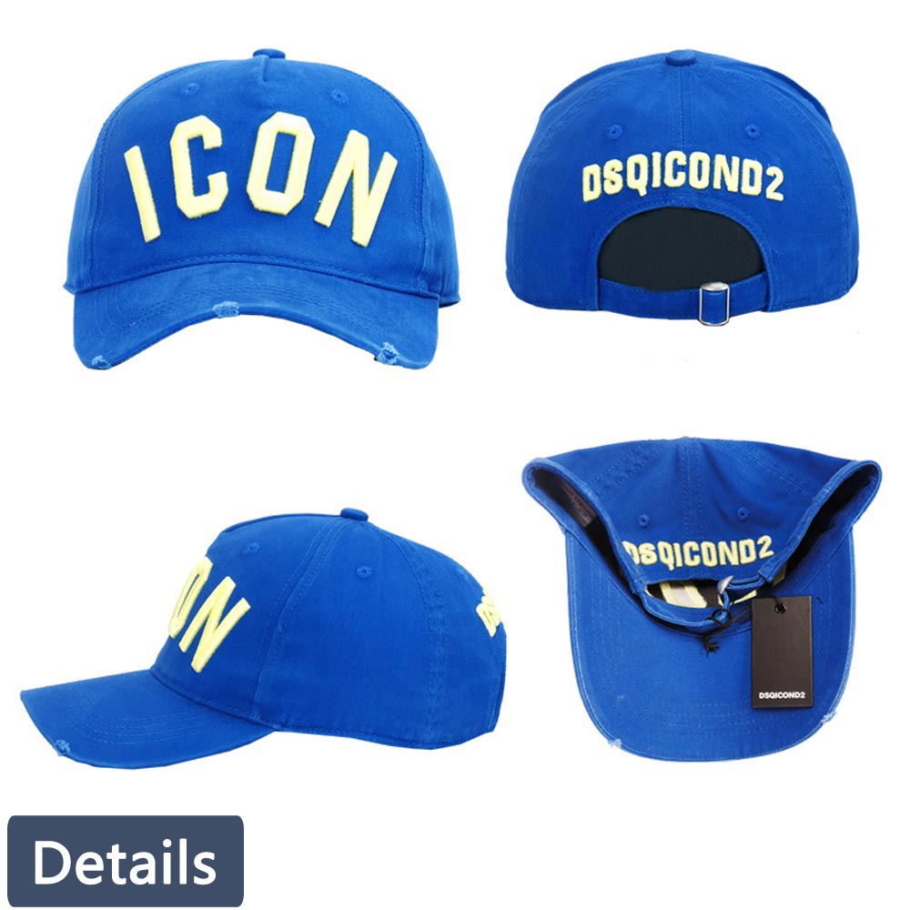 DSQICOND2 Casual Brand Snapback Baseball Cap for Women Men ICON Solid Letter Snapback Caps DSQ2 Summer Bone Gorras Casquette
