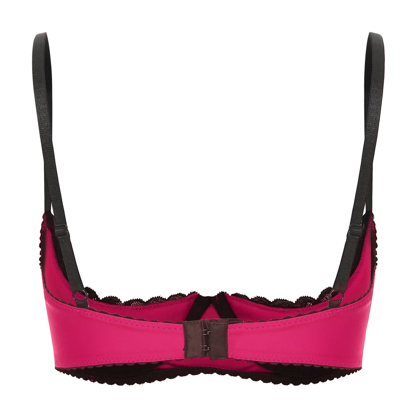 Damen sexy bestickte Spitze Demi Cup BHs Balcon ette ungefüttert unter verdrahtet Regal BH Bra lette Push-up Bandeau Unterwäsche