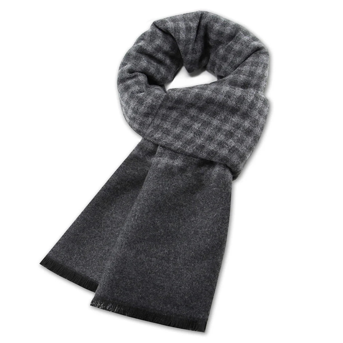 Kaschmir Schal Männer Winter Streifen solide karierte Wolle Schal Luxus klassische warme Kaschmir Winters chals für Männer Winter Accessoires