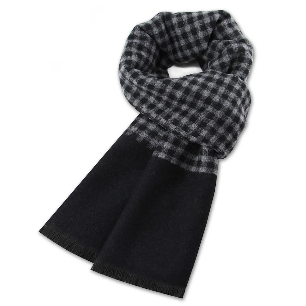 Luxus Kaschmir Schal für Männer weiche warme Winter Pashmina Gentleman Schals männliche Bufandas Hombre Business Long Wraps