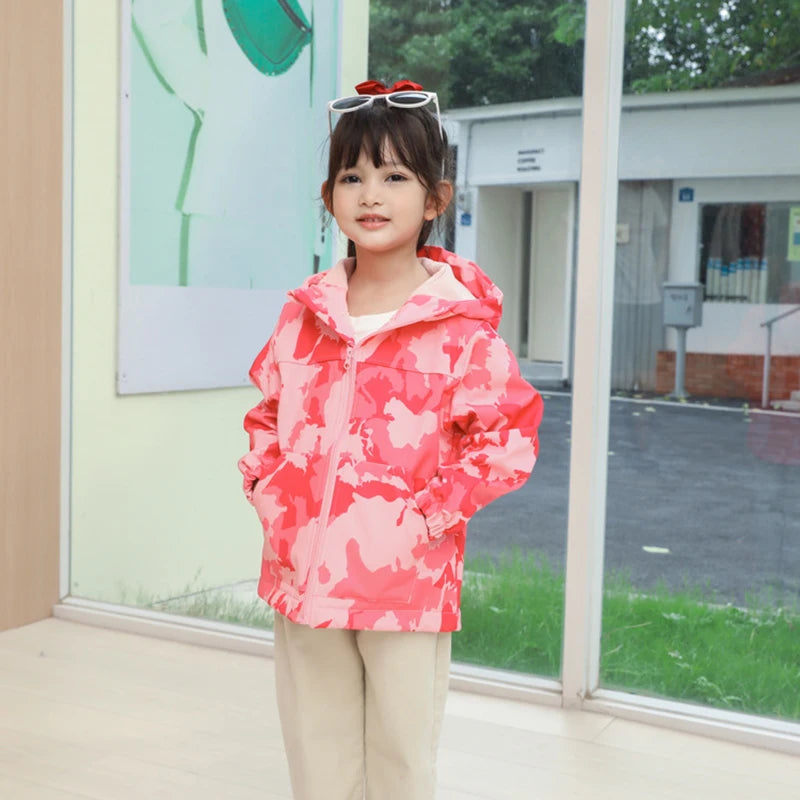 2-7 Jahre Baby Mädchen Mantel 2024 Kapuze plus Samt warm Herbst Winter Kinder Jacke Wind jacke Teen Kinder Oberbekleidung Kleidung