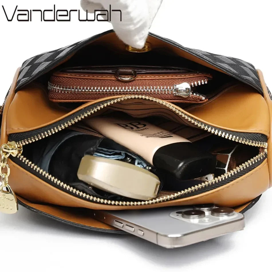 Luxus Damen handtasche Designer Damen hochwertige weiche quadratische Tasche Modetrend Umhängetaschen für Frauen 2024 Umhängetasche