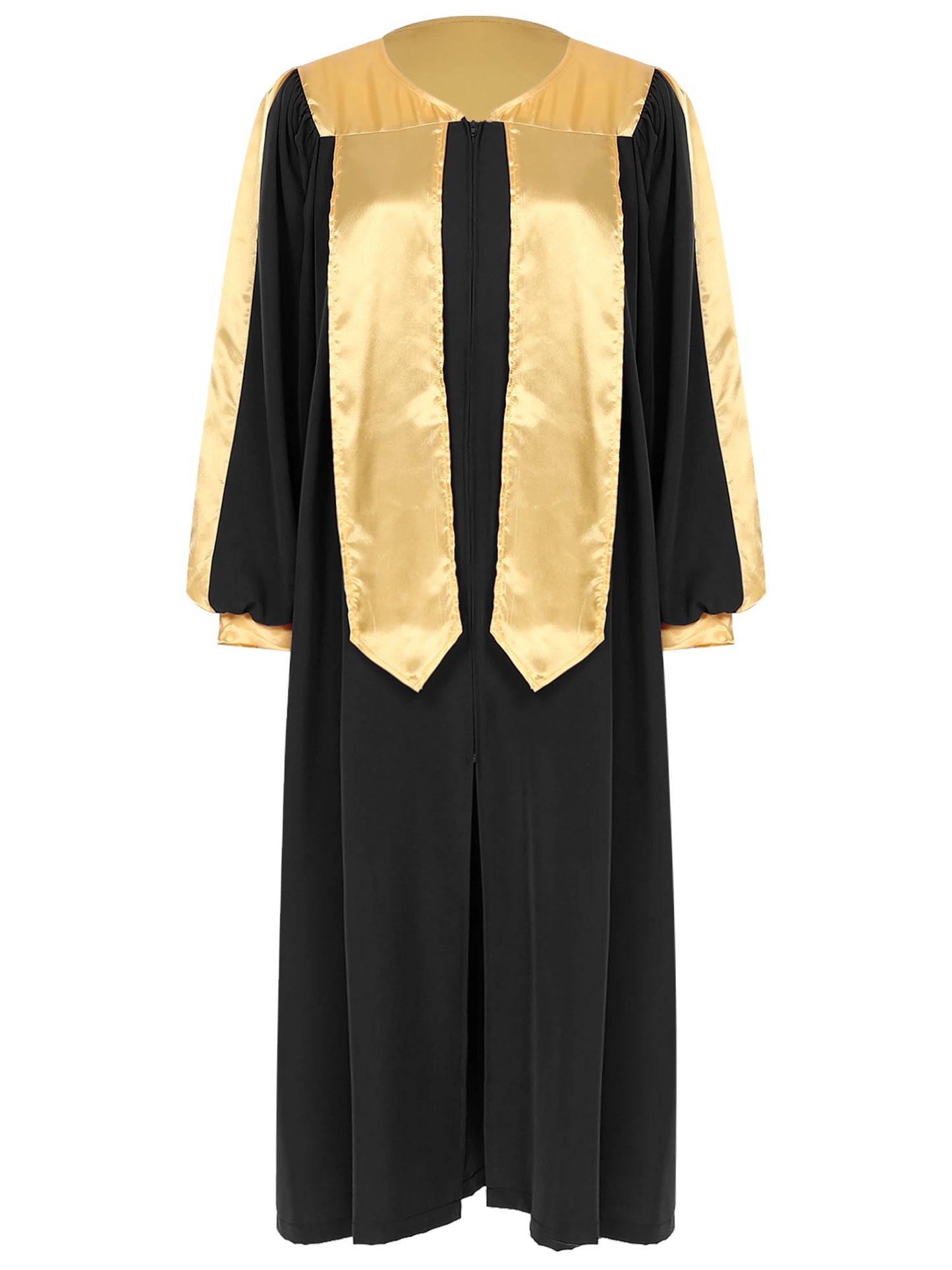 Damen Kirchenchor Robe Erwachsene Priester Pastor Prediger Minister Outfit Klerus Kleid Abschlusskleid Christliches Taufe Kostüm