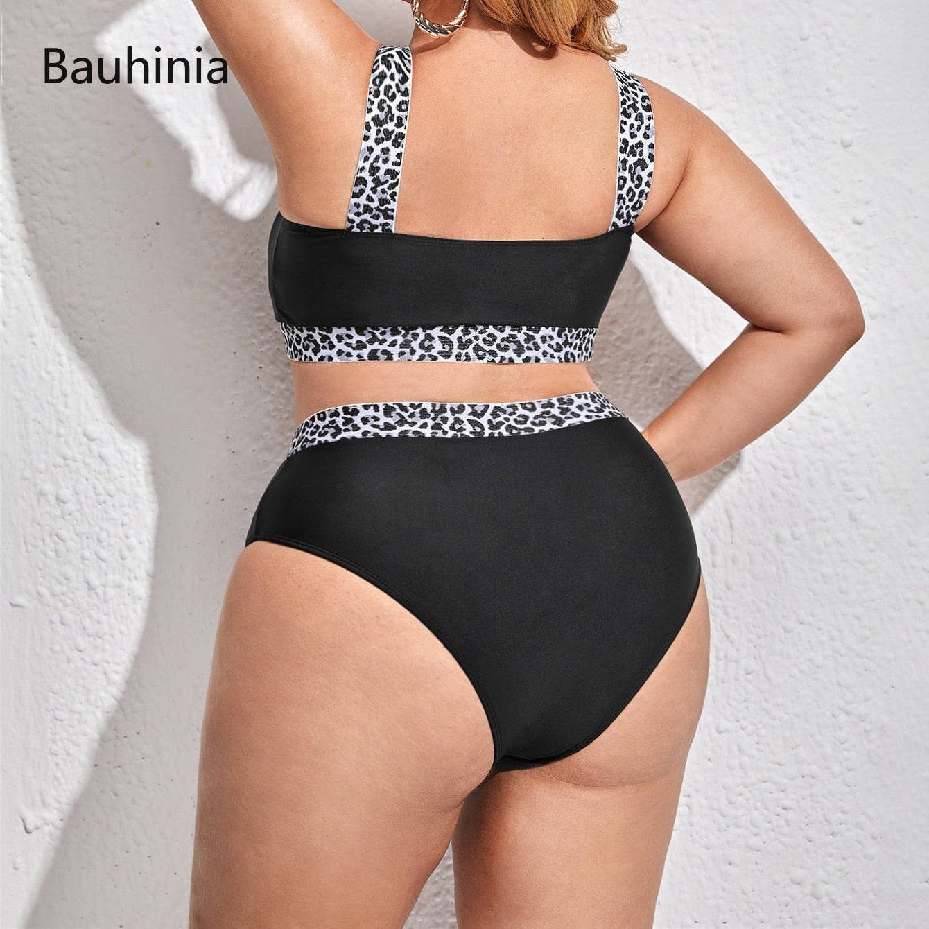 Bauhinia 2022 New Womens Swimwear High Waisted Push Up Bikini Set Plus Size Summer Beach Swimming Suit Bathing Suit