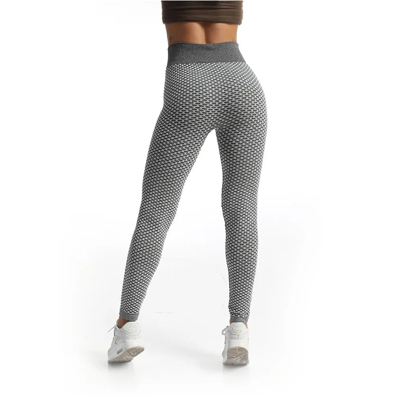 CUHAKCI Sexy New Seamless Leggings Workout Push Up Honeycomb Design Casual Stretchy Sport Leggins Women Fitness Gym Pencil Pants