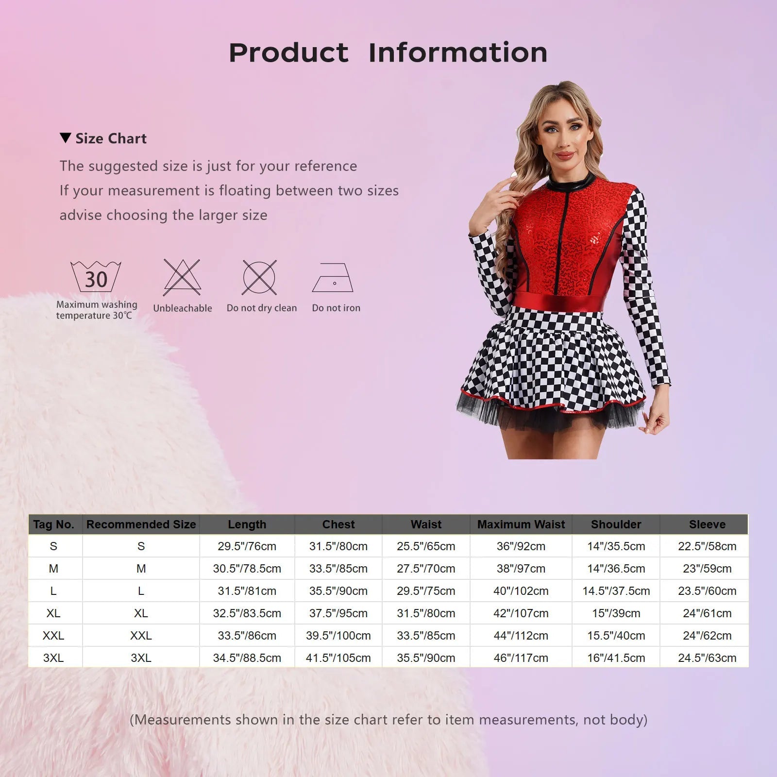 Damen - Racer - Kostüm, Pailletten, langärmelig, A - Linie, Tüllröcke für Halloween, Party, Geschwindigkeit, Rennfahrer, Cosplay, Kostüm - Blockshop.store