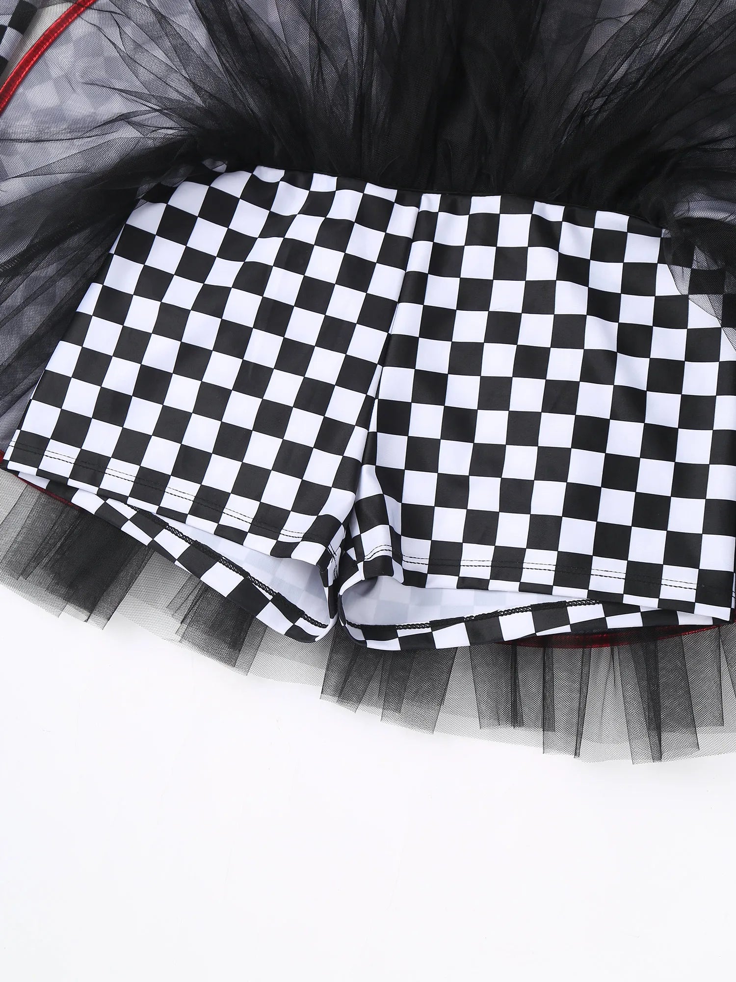 Damen - Racer - Kostüm, Pailletten, langärmelig, A - Linie, Tüllröcke für Halloween, Party, Geschwindigkeit, Rennfahrer, Cosplay, Kostüm - Blockshop.store