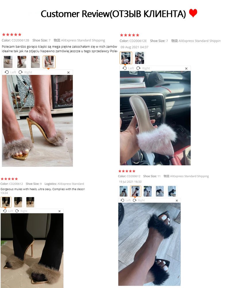 Only maker Frauen Peep Toe Panto letten Kunst pelz Slip auf Gold weiß dünne hohe Sandalen große Größe hochwertige Sommer Marke Heels - Blockshop.store