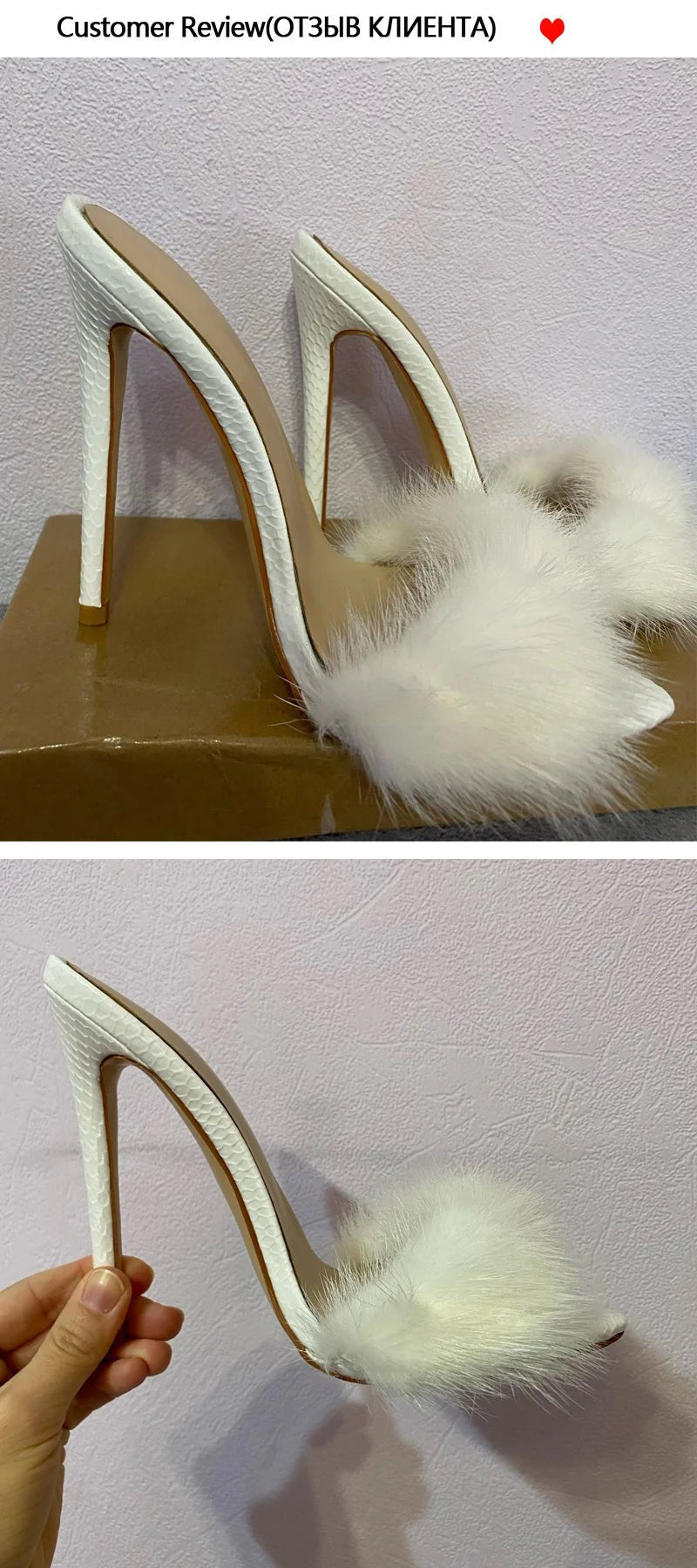 Only maker Frauen Peep Toe Panto letten Kunst pelz Slip auf Gold weiß dünne hohe Sandalen große Größe hochwertige Sommer Marke Heels - Blockshop.store