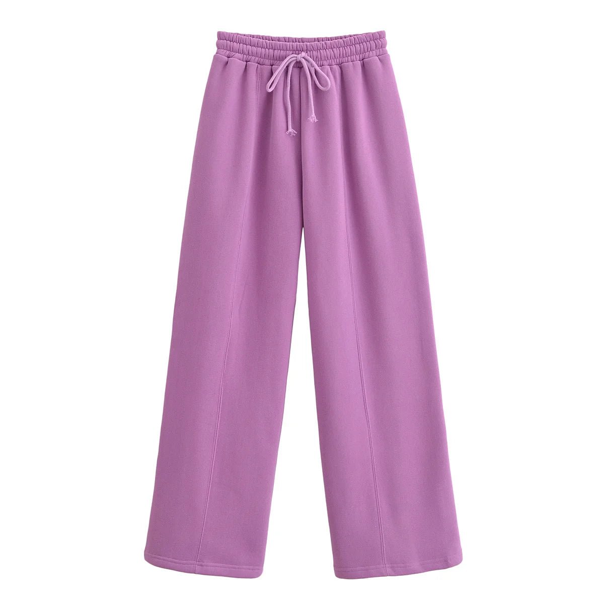 Trafza 2023 Frauen setzt lässige feste Bomber jacken Langarm Reiß verschluss Sweatshirt Mantel elastische Taille Hose eleganter fester Anzug - Blockshop.store