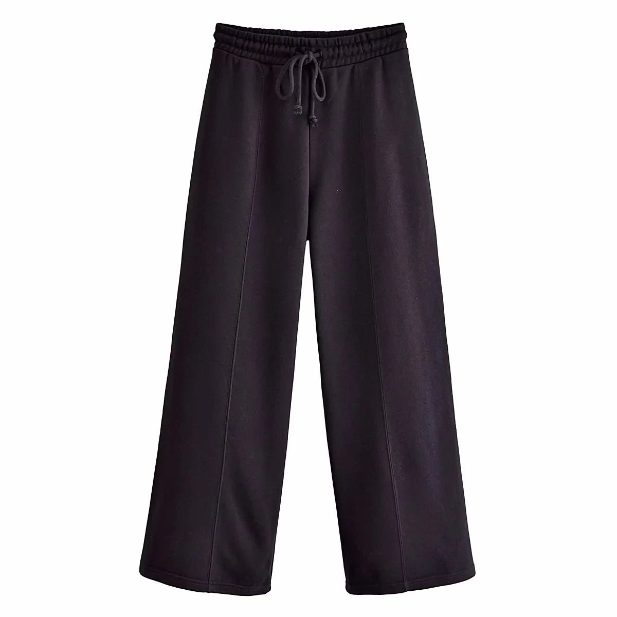 Trafza 2023 Frauen setzt lässige feste Bomber jacken Langarm Reiß verschluss Sweatshirt Mantel elastische Taille Hose eleganter fester Anzug - Blockshop.store