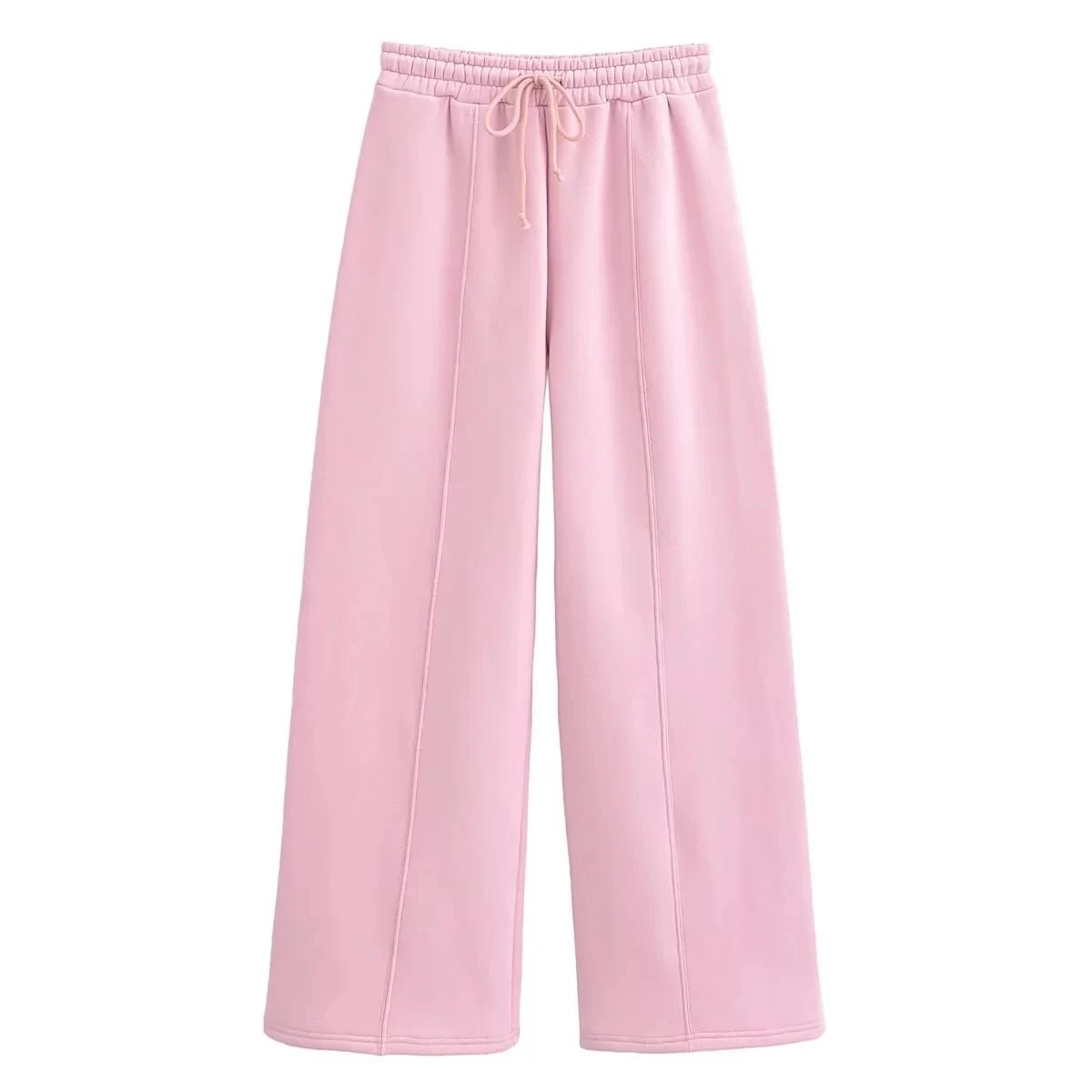 Trafza 2023 Frauen setzt lässige feste Bomber jacken Langarm Reiß verschluss Sweatshirt Mantel elastische Taille Hose eleganter fester Anzug - Blockshop.store