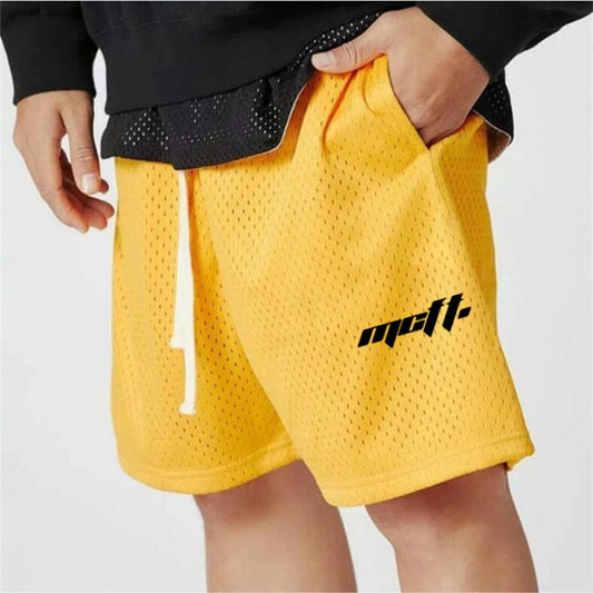 Summer Running Shorts Men Sports Jogging Fitness Shorts Men&#39;s Gym Training Mesh Quick-drying Bodybuilding Knee Length Shorts