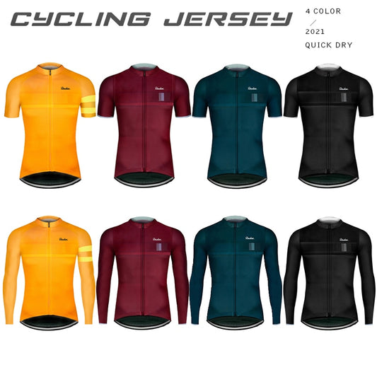 2023 Raudax Cycling Jerseys Man Long Sleeve Cycling Shirts Bicycle Cycling Clothing Kit Mtb Bike Wear Triathlon Maillot Ciclismo