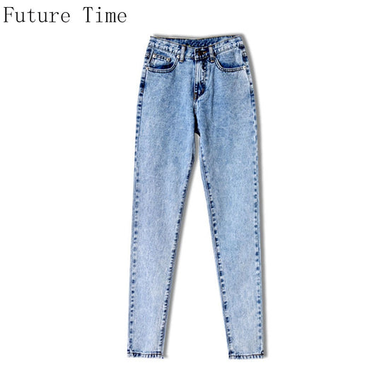 BF Loose New Women Jeans High Waist Ankle Length Snow Casual Boyfriend Straight Pants 2021 Hot Sale Female Streetwear NZ242