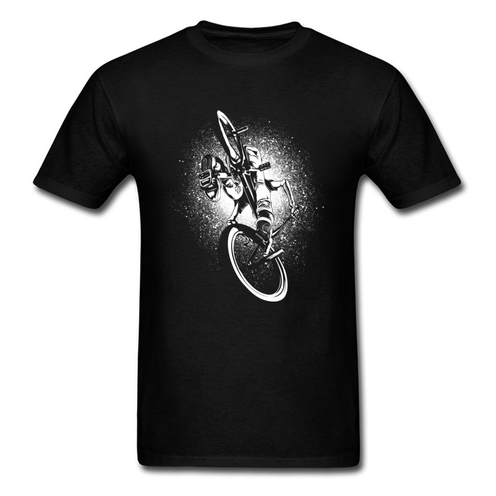 Well Chosen Hip Hop Mens BMX  Bicycler Tops T Shirt Personalized Outfit Undershirt Tshirts On Sale Custom Pure Cotton Tee Shirt