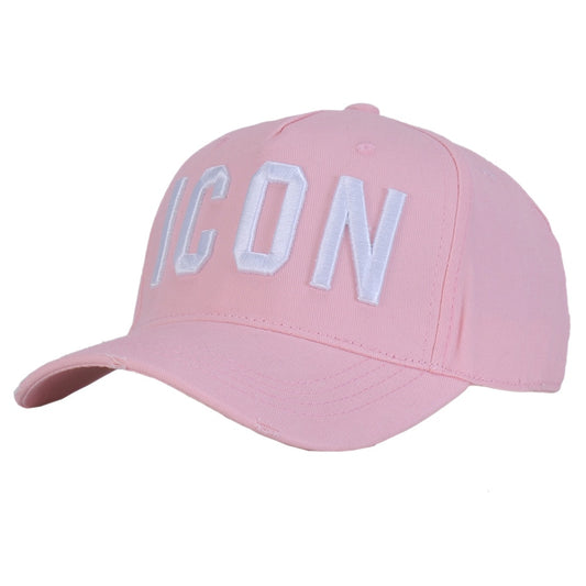DSQICOND2 Brand 2020 Fashion ICON Letter Cotton Mens Baseball Cap Women Snapback Hat Pink Hat Dad Hat Cotton Bone Trucker Cap
