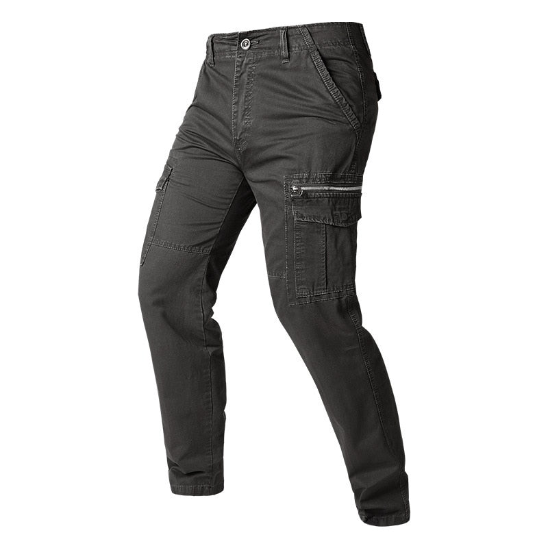 New Cargo Pants Men Fashion Joggers Pants Solid Casual Trousers Military Sweatpants Mens Cotton Multi Pocket Sportswear Pants