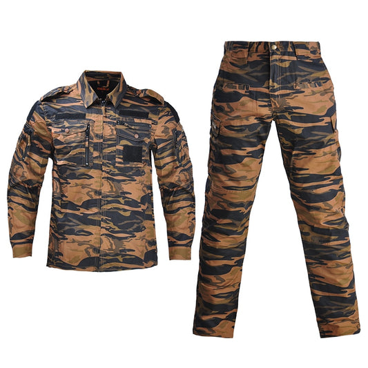 HAN WILD Army Suit Military Uniform Airsoft Tactical Clothing Camouflage Jacket Cargo Pants Hunting Men Clothing Hiking Set