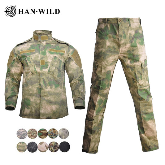 Military Uniform Combat Suits Tactical Windproof Jackets Tactical Pants Army Clothing Tops Army Clothes Autumn Men's Jacket 2023